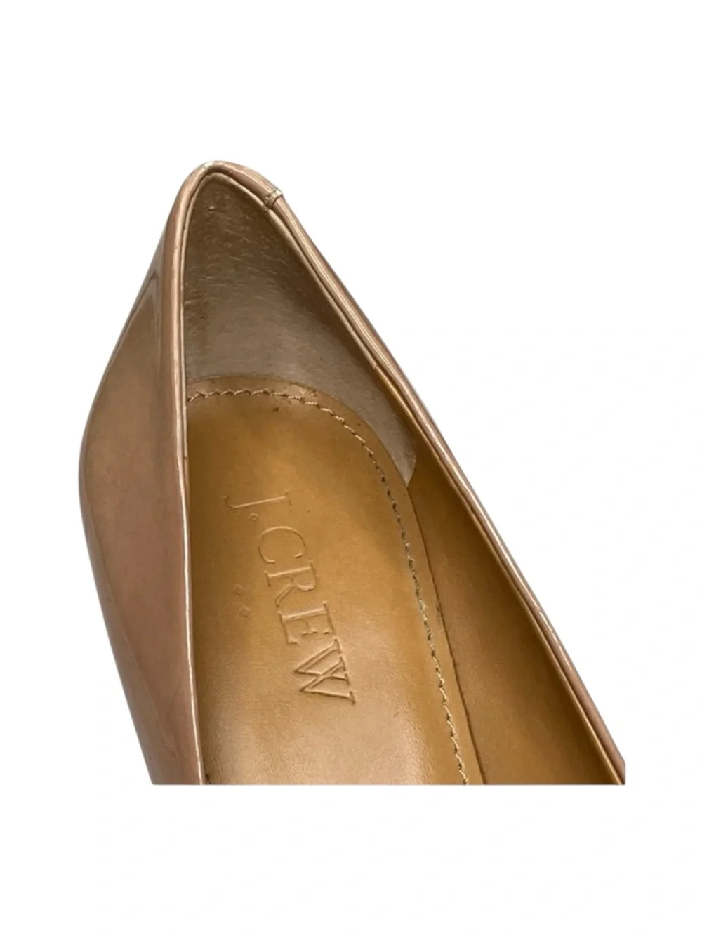 J. Crew ༄ Classic Round Toe Patent Leather Pumps ༄ Nude Pink 6M ༄ Spring Formal